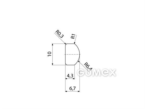 SILIKONPROFILE D-FORM